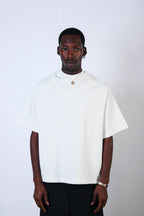 WHITE RAGLAN TEE