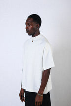 WHITE RAGLAN TEE