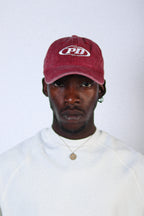 WASHED BURGUNDY CAP