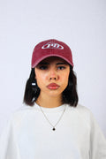 WASHED BURGUNDY CAP